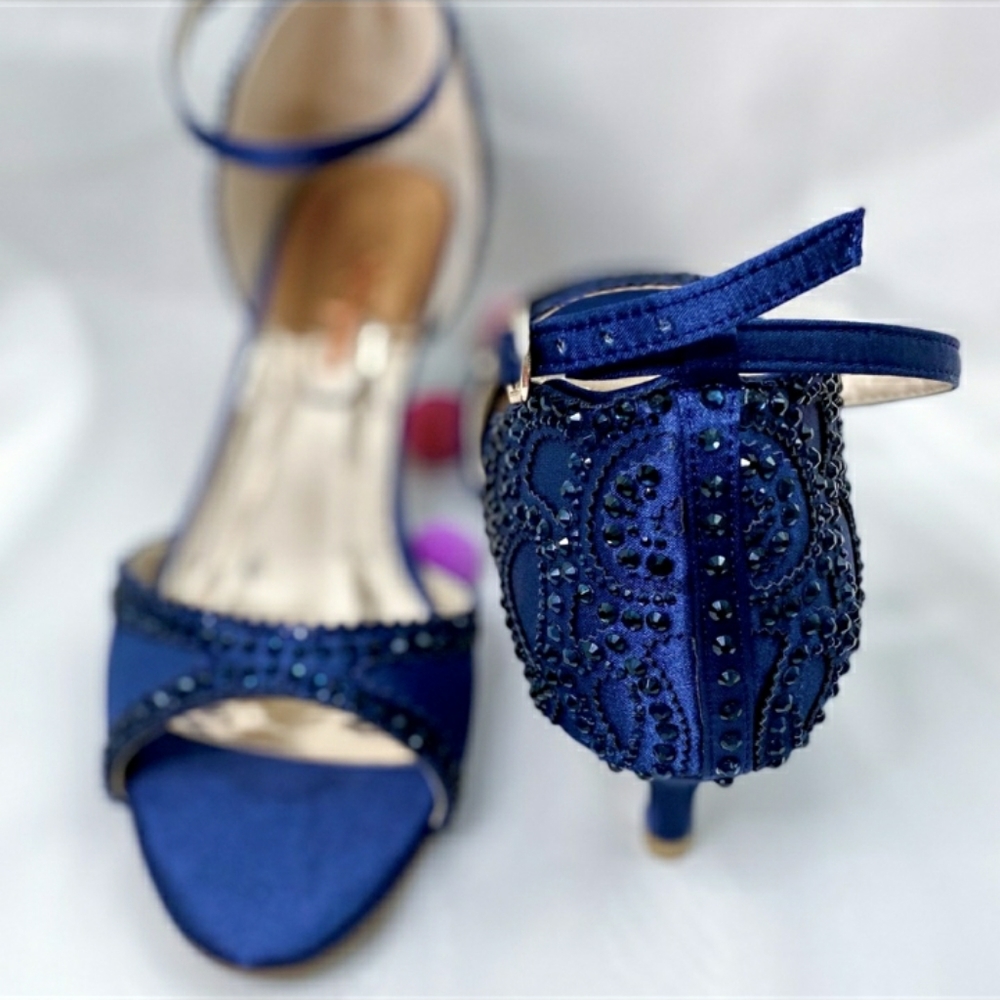 XYD Ballroom Dance Shoes Wedding Sandals - Picture 2 of 2